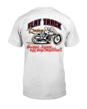 FLAT TRACK Anyone one can ride MX front n back Classic T-Shirt back