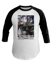 Up Close and Personal by Chuck Lane Baseball Tee thumbnail