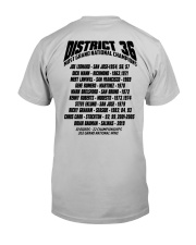 D-36 FLAT TRACK DISTRICT OF CHAMPIONS 2020 LIGHTS Classic T-Shirt back