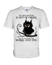 hard vintage shirt2 V-Neck T-Shirt thumbnail