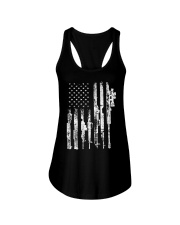 Gun - The Gun Flag Ladies Flowy Tank thumbnail