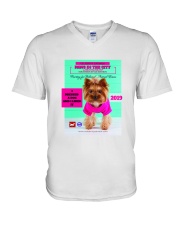 Celebrity designer t shirt V-Neck T-Shirt thumbnail