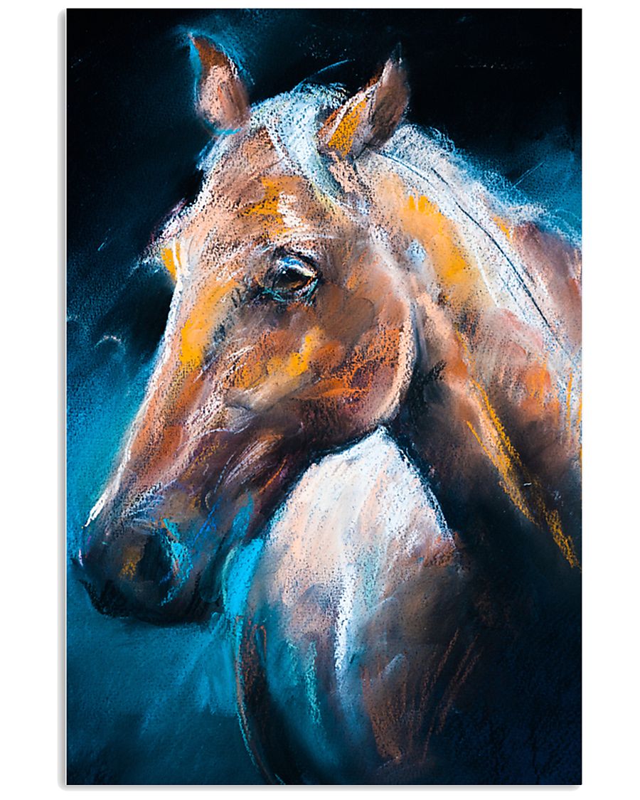 Pferd Malerei 11x17 Poster