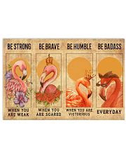 Flamingos Quotes Poster 24x16 Poster front