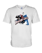 Arkansas Riverblades V-Neck T-Shirt thumbnail