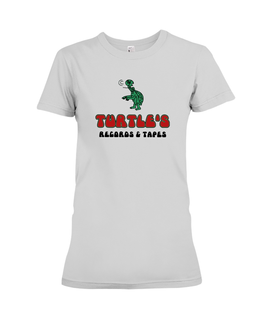 Turtle's Records and Tapes Premium Fit Ladies Tee