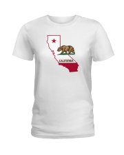 State Flag of California Ladies T-Shirt thumbnail