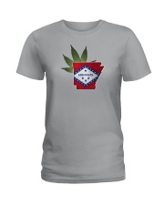 Arkansas - Marijuana Freedom Ladies T-Shirt thumbnail