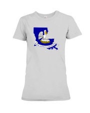 State Flag of Louisiana Premium Fit Ladies Tee thumbnail