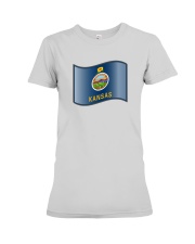 State Flag of Kansas Premium Fit Ladies Tee thumbnail