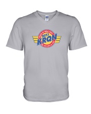KRQN - Cedar Rapids Iowa V-Neck T-Shirt thumbnail