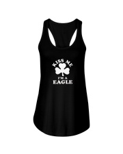 Kiss Me I'm a Eagle Ladies Flowy Tank thumbnail