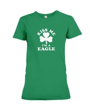 Kiss Me I'm a Eagle Premium Fit Ladies Tee thumbnail