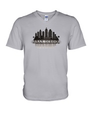 The San Diego Skyline V-Neck T-Shirt thumbnail