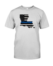 Louisiana - Thin Blue Line Premium Fit Mens Tee thumbnail