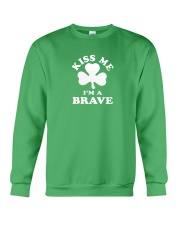 Kiss Me I'm a Brave Crewneck Sweatshirt thumbnail
