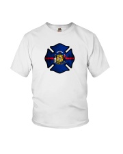 Wisconsin - Thin Red Line Youth T-Shirt thumbnail