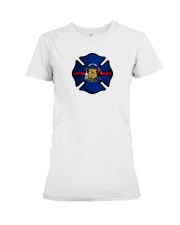 Wisconsin - Thin Red Line Premium Fit Ladies Tee thumbnail