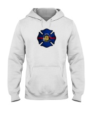Wisconsin - Thin Red Line Hooded Sweatshirt thumbnail
