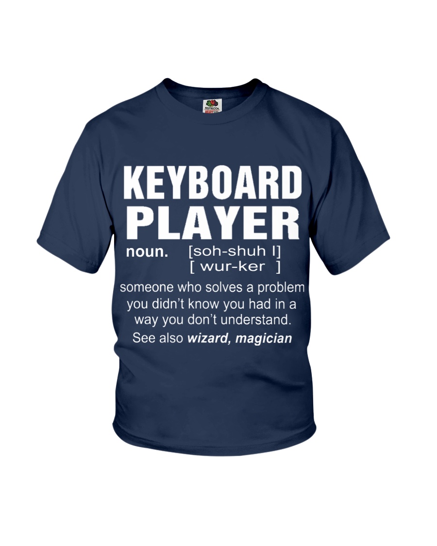 HOODIE KEYBOARD PLAYER Youth T-Shirt
