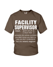 HOODIE FACILITY SUPERVISOR Youth T-Shirt front