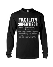 HOODIE FACILITY SUPERVISOR Long Sleeve Tee thumbnail