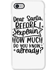 Dear Santa Phone Case tile