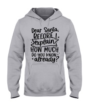 Dear Santa Hooded Sweatshirt tile
