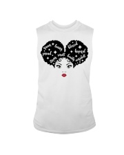 Afro Puff Queen Star Sleeveless Tee tile