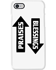 PRAISES BLESSINGS Phone Case tile