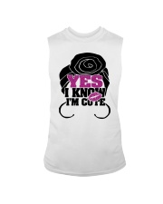 YES i'M CUTE Sleeveless Tee tile