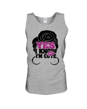 YES i'M CUTE Unisex Tank tile