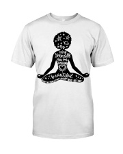 Black yoga Classic T-Shirt front