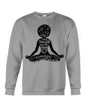 Black yoga Crewneck Sweatshirt tile