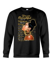 You are Beautiful Crewneck Sweatshirt front