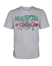 Healthcare Strong V-Neck T-Shirt tile