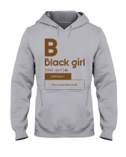 Black girl definition Hooded Sweatshirt tile
