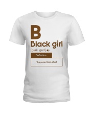 Black girl definition Ladies T-Shirt tile
