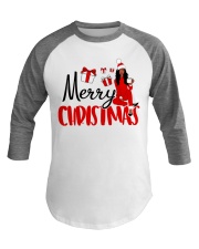 Merry Christmas Black Girl 2 Baseball Tee tile