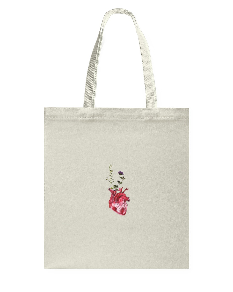 Flower Heart Tote Bag