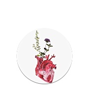 Flower Heart Circle Magnet thumbnail