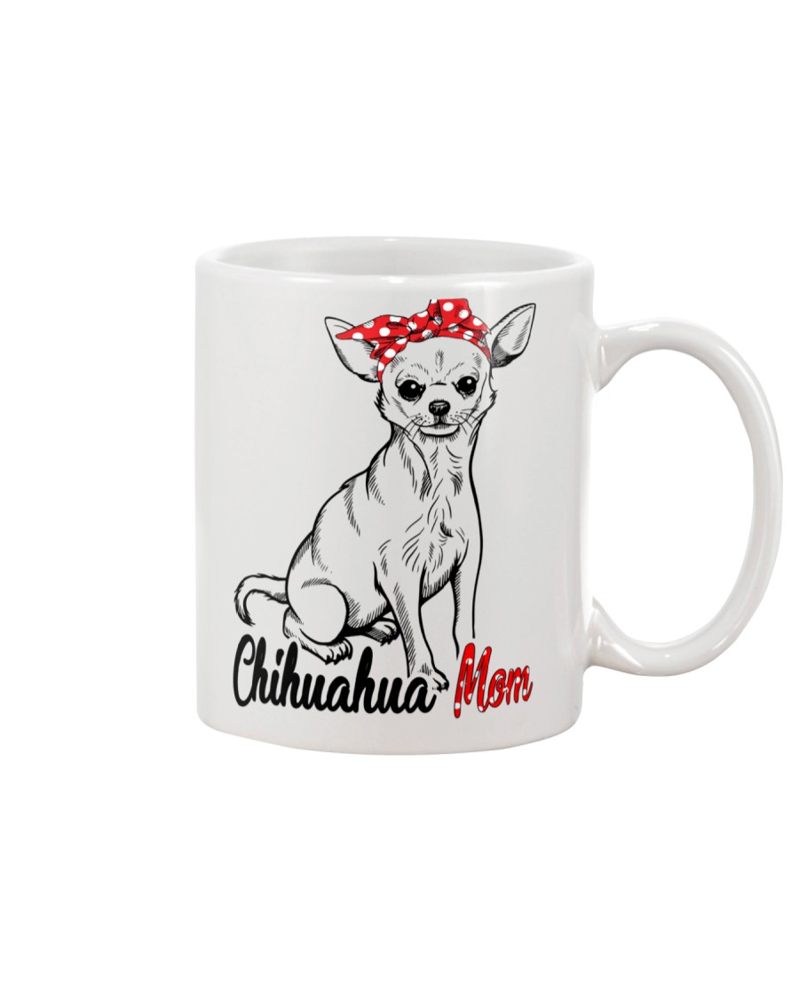 Chihuahua Mom With Red Bandana Mug