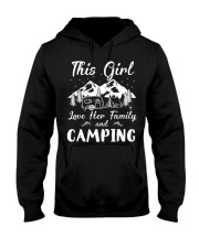 GIRL LOVE FAMILY AND CAMPING Hooded Sweatshirt thumbnail