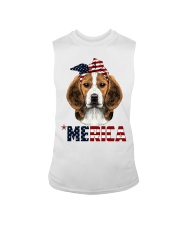 Beagle-With-Bandana-USA-FLAG Sleeveless Tee thumbnail