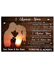 Custom Name I Choose you Gift for Couple 24x16 Poster front