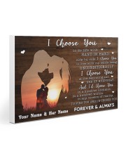 Custom Name I Choose you Gift for Couple Gallery Wrapped Canvas Prints tile