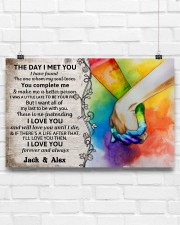 Custom LGBT The Day I Met You Personalized Name 17x11 Poster aos-poster-landscape-17x11-lifestyle-17