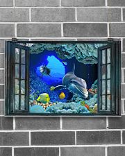 Dolphin To The Ocean I Go 17x11 Poster poster-landscape-17x11-lifestyle-18