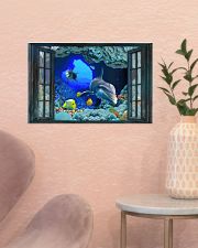 Dolphin To The Ocean I Go 17x11 Poster poster-landscape-17x11-lifestyle-22