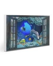 Dolphin To The Ocean I Go Gallery Wrapped Canvas Prints tile